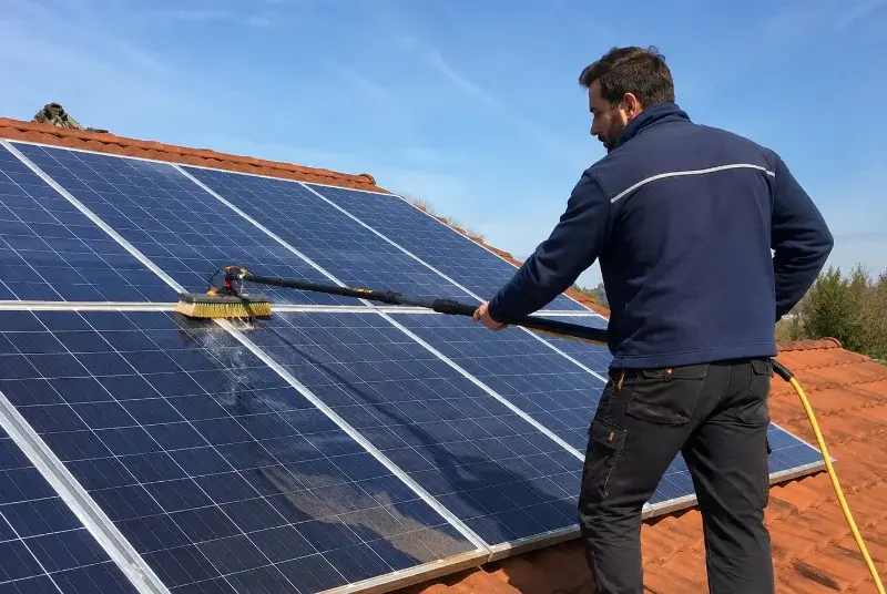 Nettoyage et entretien de panneaux solaires à Charantonnay